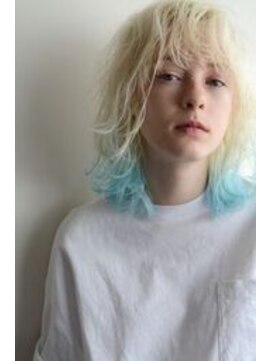 グリーン 渋谷(green) natural layer×aqua blue color