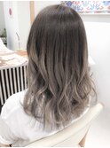 夏カラー☆アッシュグラデーションカラー ブリーチWカラー