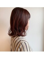 ツイギー 宮西店(TWiGGY)&nbsp;ハイライトにピンクレッドでおしゃれに