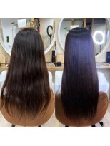 アンフィユヌキャトル(AnFye une Qatll)&nbsp;[AnFye une Qatll」カット＋ジュエリーシステム＋縮毛矯正