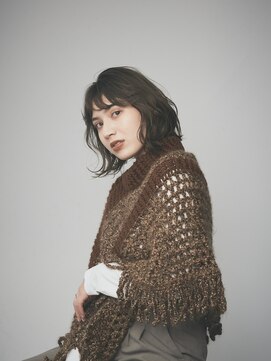 キコエル 三軒茶屋(kikoeru) オリーブベージュリラックスウェーブボブ