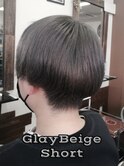 【グレーベージュ×マッシュ】スガワラ担当