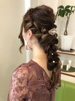 サロンドビージェイ サンティール(salon de B.J.) あみおろしアレンジ