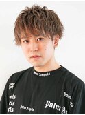 無造作ショートマッシュスタイル
