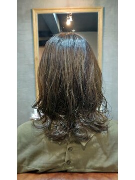 リールヘアー 大野城店(rire hair) 先くしゅパーマ