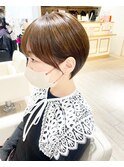 耳掛け丸みショート♪