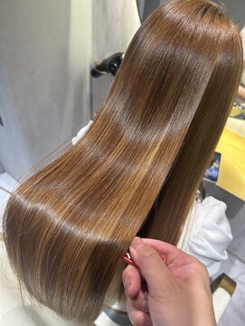 アンサー(answer) "髪質改善で叶える" 髪質改善×ハイライト『銀座/個室』