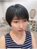 黒髪クール系ショート