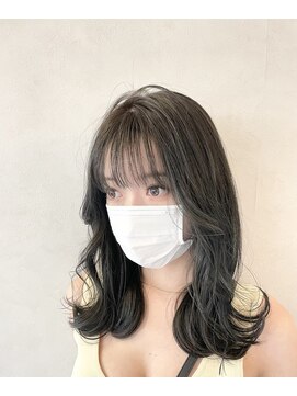 リミットバイアフィナー 大宮店(limit by Afinar) 顔周りレイヤー×オリーブグレージュ