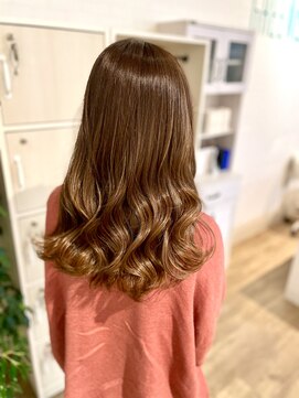 グリーンルームセカンド 結城店(GREEN ROOM. 2nd) 退色をいかした透明感カラー×グレージュ×11種類tr