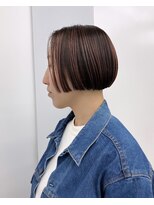 ユイツ&nbsp;ミニボブ×ハイライト×ベイビーピンク