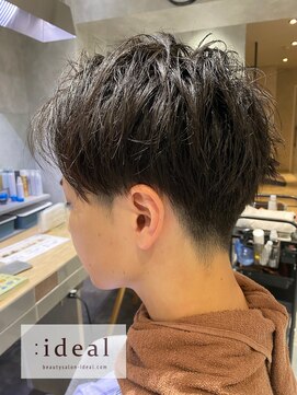 アイディール 本町本店(:ideal) メンズ刈り上げマッシュ #30代 #40代 #50代