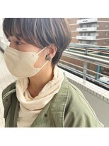 ヌル ヘア デザイン(nullus hair desigh)&nbsp;ニュアンスカラー/ことりベージュ/大人ショート/大人かわいい