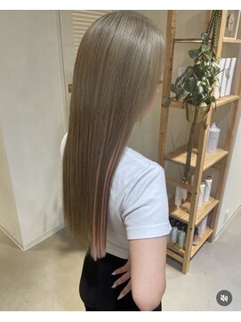 ココテラス(coco terrace) ミルクティーグレージュ/エクステ/ブリーチ/ケアブリーチ