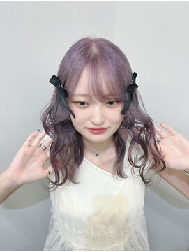 ガーランド(Girland) 【girland】ラベンダーピンク/韓国風/レイヤー