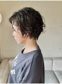 ショートパーマ癖毛風スタイル/くるくるパーマ/パーマ/ショート