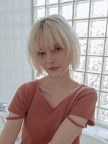 ポイントファイブバイソレイユ 豊橋駅前大通店(.5 by SOLEIL)&nbsp;ハイトーン切りっぱなしボブ