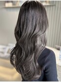 ブリーチ無しグレージュ