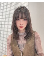 ジョエミバイアンアミ(joemi by Un ami) フェイスレイヤー/レイヤーカット/グレージュカラー