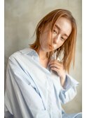 20代30代ミディアム顔周りレイヤーカット髪質改善ストレート