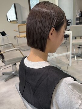 ヨーク(YOKE) 【YOKE】カーキグレージュアッシュグレージュ縮毛矯正髪質改善