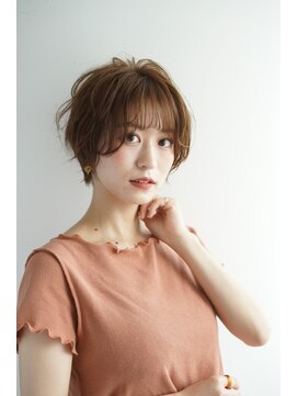 ルフュージュ バイ プロデュース 相模大野店(Refuge by Produce) くびれショート/マロンベージュ