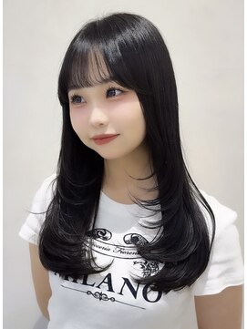 ザックラフィネ(ZACC raffine) 地毛風グレージュ/ワンカラー/レイヤーカット/顔周りカット