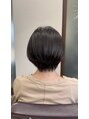 美容室 クウ(Kuu) に合わせショートボブ、前下りver