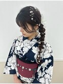 浴衣アレンジ×韓国セット