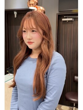 ジゼル(GiseL) ロング　ベージュ　ミルクティー　ケアブリーチ