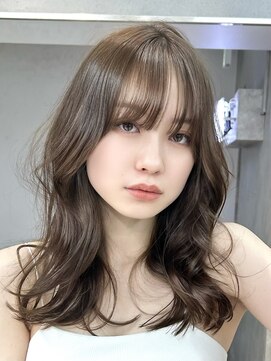 ヴェイン 渋谷(vain) ミディアムヘアくびれミディアムレイヤー20代ヘア