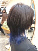 ロンドアジュール 横浜(Lond azur)&nbsp;☆インナーカラー×ウルフ カットで作るシルエット