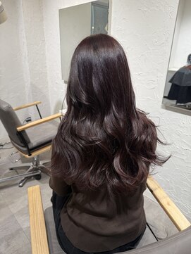 エス 大阪梅田店(es) チェリーレッドカラー