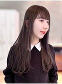チョコレートブラウンカラー/透明感カラー/梅田