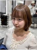 ブリーチなしで作る明るめカラー♪傷ませたくない方へ