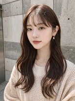 ワタトリ(waTatori)&nbsp;新宿【髪質改善】/ロングレイヤー/ブラウン/艶髪/韓国風