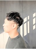 アップバング//束感//刈り上げショート//メンズショート//牛込