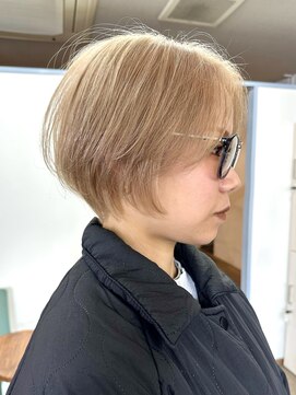 ルアン 上通り(ruen) 熊本ショート/ハイトーン/ハンサムショート/熊本美容室/髪質改善