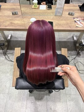 アヴァンス セブンパーク天美 松原店(AVANCE.) ピンクラベンダーカラー