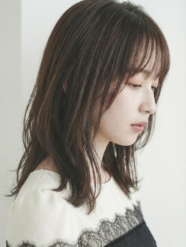 フレイムス ヘアアンドリラックス 赤羽店(Frames hair&relax) 大人ミディ20代30代40代◎前髪あり艶髪くびレイヤーボブ赤羽