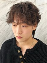 アイウィル(Ai WilL)&nbsp;アッシュカラー ウルフ ニュアンスパーマ メンズカット
