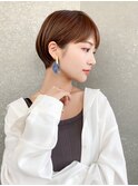 ナチュラルショート/ショートボブ/韓国/顔周り/20代30代40代50代