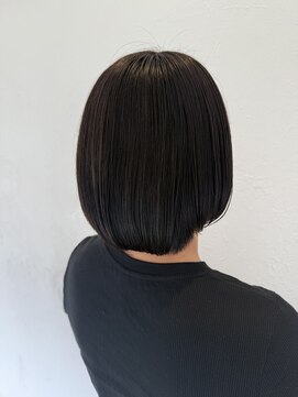 ユニックス イオンモール幕張新都心店(UNIX) 【艶めくストレート】大人のワンレングスボブ #髪質改善