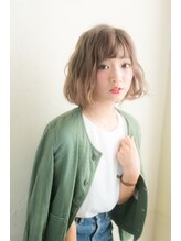 シャーベッツ(sherbets) 【sherbets】ハイトーンミルクティーカラーウエーブボブ