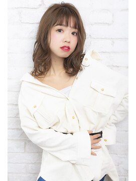 プライズ アイリス 池袋東口店(prize Iris) アンニュイミディ/フェザーグレージュasami【池袋・池袋東口店】