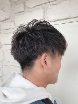 イロヘア アンジョウ(ilo.hair anjo) リッジパーマ×刈り上げショート