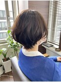 バーム仕上げ　ショートボブ【坂根】