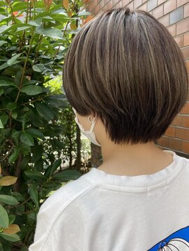 ネオヘアー 曳舟店(NEO Hair) ショート×ハイライト/曳舟ダブルカラー髪質改善白髪ぼかし