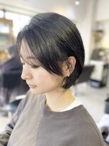 ニコフル(Nico-Hulu) 丸みショートボブ/アッシュ/ラフニュアンス【人形町/浜町】