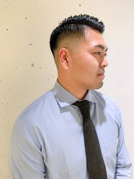 パーク(PARK) ビジカジビジネス七三分けフェード